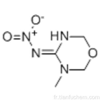 2H-1,3,5-Oxadiazin-4-amine, 3,6-dihydro-3-méthyl-N-nitro- CAS 153719-38-1
